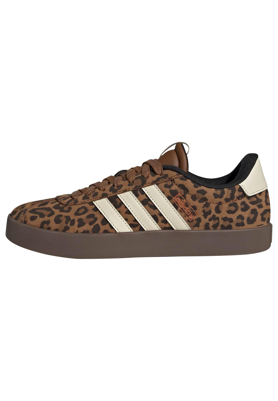 adidas VL Court 3.0 – Sneaker Donna Leopardato Bronzo / Crema