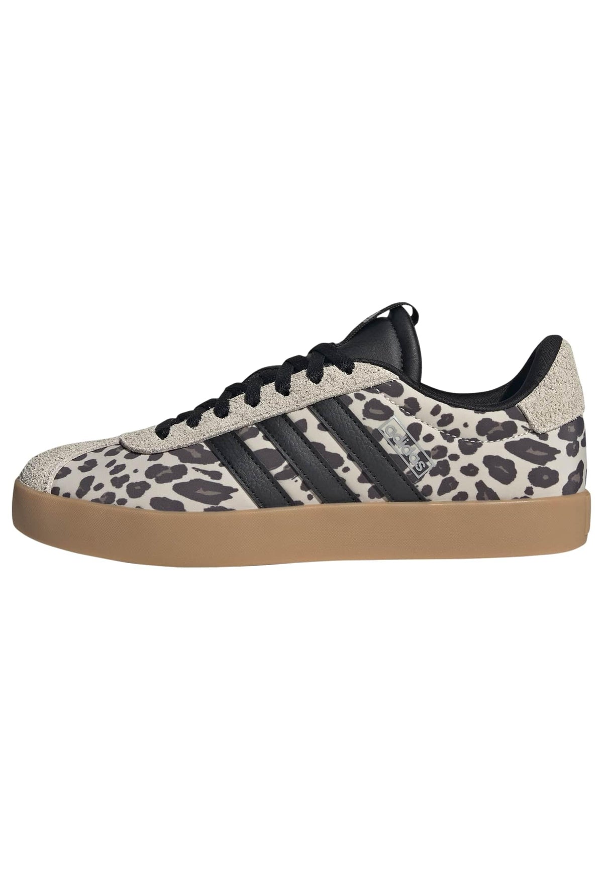adidas VL Court 3.0 Beige / Nero / Cachi leopardato