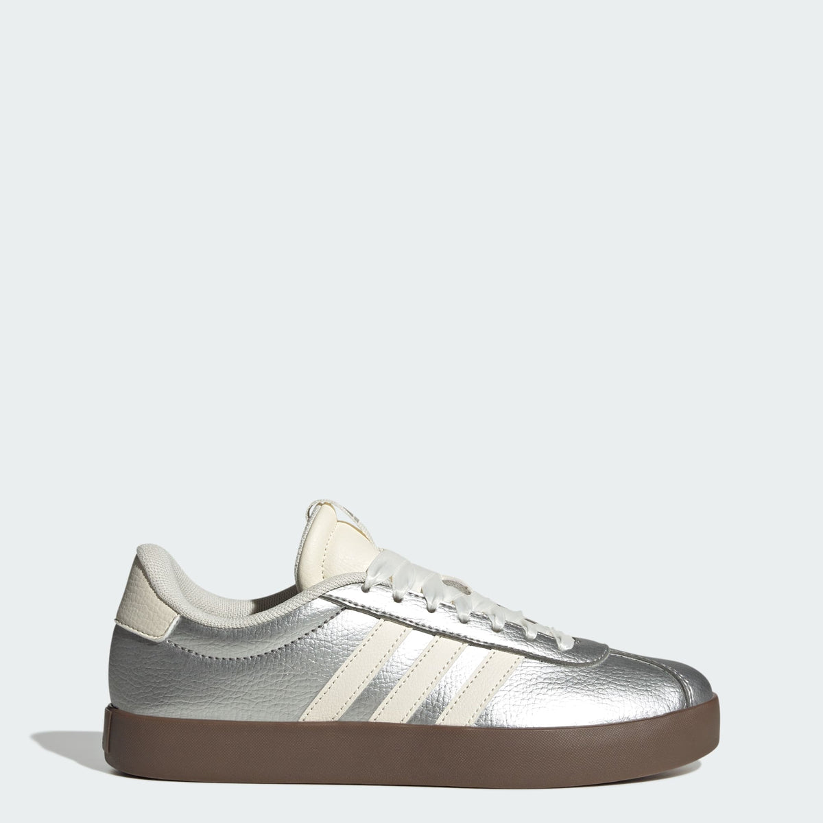 Argento metallizzato / Avorio / Gomma – vista laterale – Adidas JQ7315